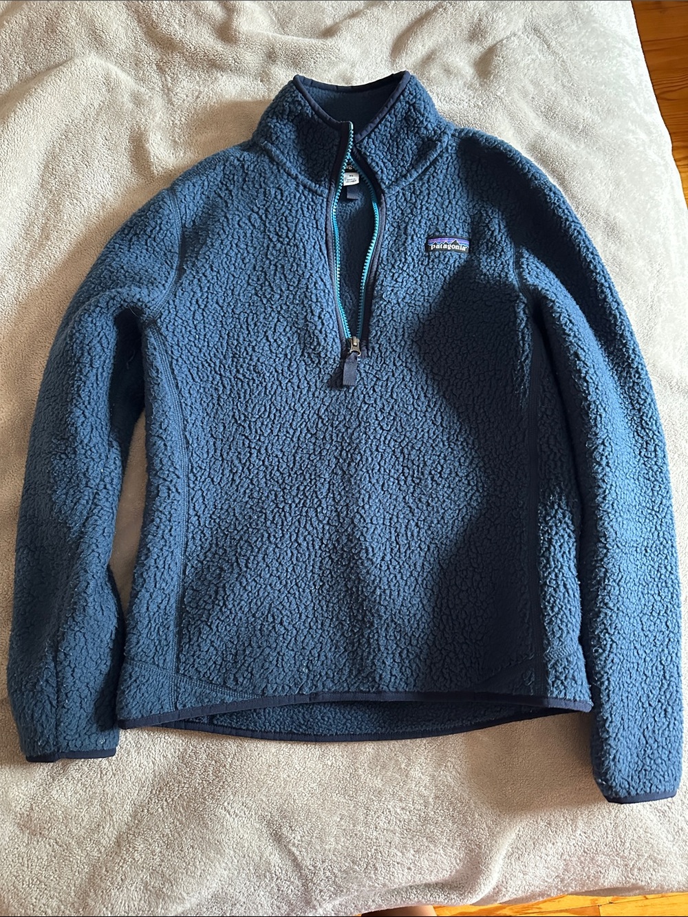 Patagonia Women’s Blue Half-Zip Fleece Pullover